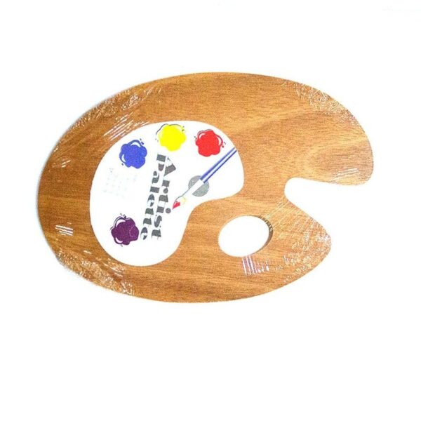 Wooden Artist colour Palette