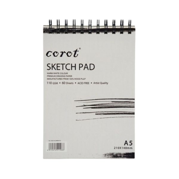 Corot Sketchpad A5 60 Sheets