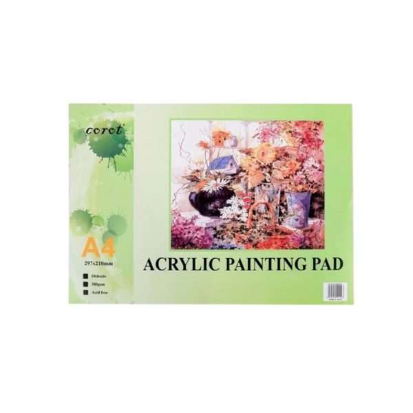 Corot Acrylic Pad A4 10 Sheets