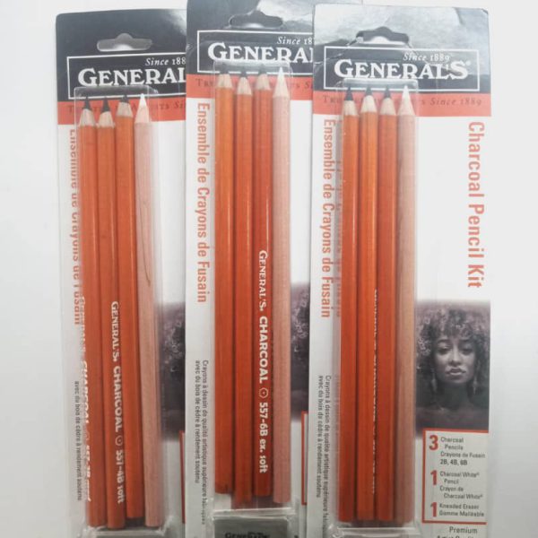 GENERALS CHARCOAL PENCIL KIT