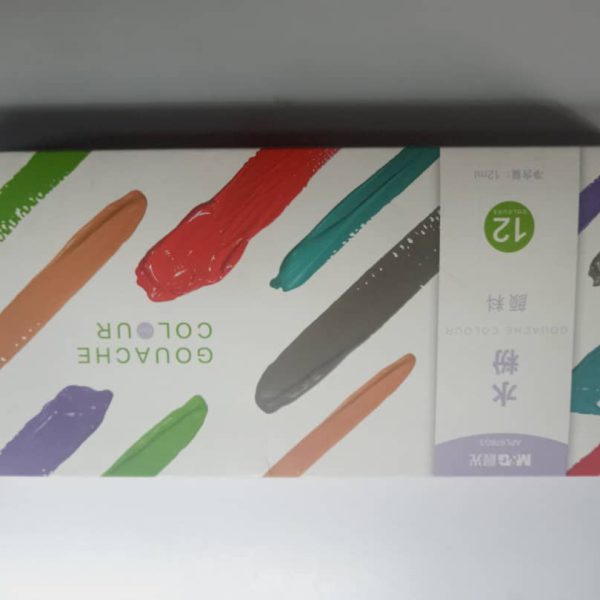 M&G GOUACHE COLOUR SET OF 12X12ML