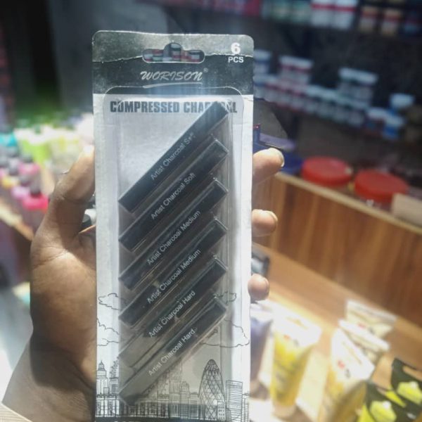 WORISON COMPRESSED CHARCOALS SET OF 6