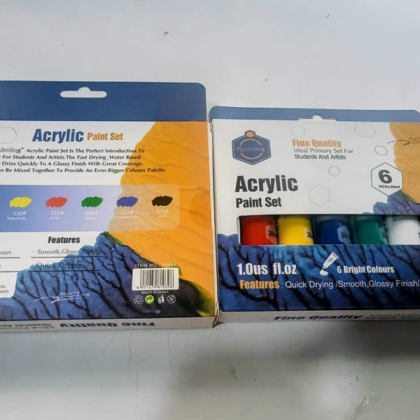 KEEPSMILING ACRYLIC PAINT SET OF 6X30ML