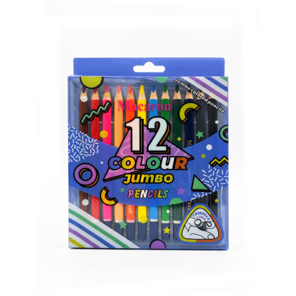 JUMBO COLOURED PENCIL SET OF 12