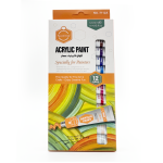 KEEP SMILING ACRYLIC PAINT SET OF 12X12ML