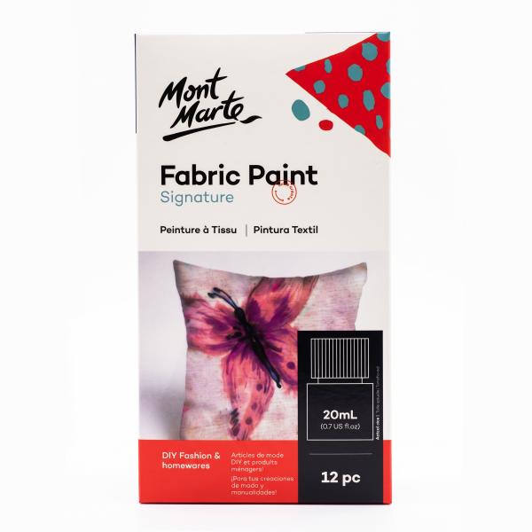 MONT MARTE FABRIC PAINT 12X20ML