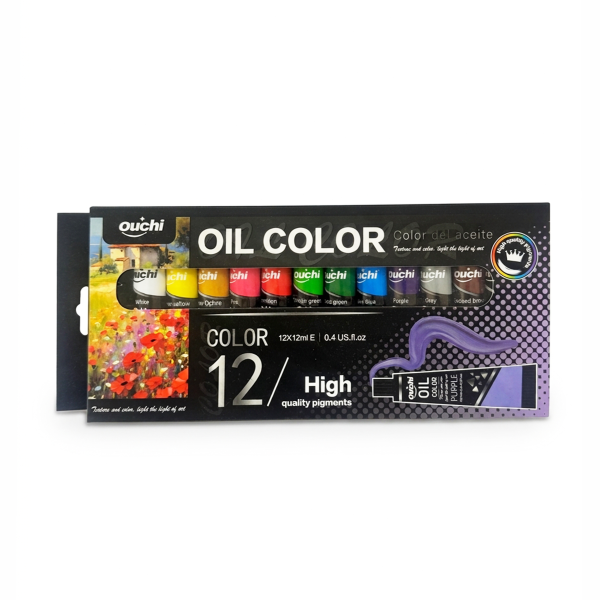 OUCHI OIL COLOUR SET OF 12X12ML