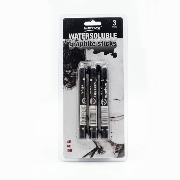 WORISON WATER SOLUBLE GRAPHITE STICK SET OF 3